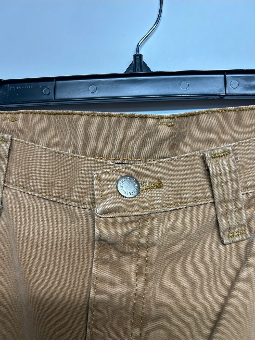 Men's Casual Carpenter Shorts in Brown wrangler 38 - Picture 2 of 4